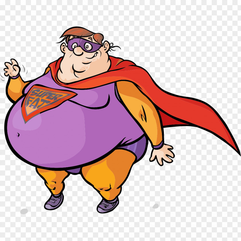Vector Superman Incarnations Clark Kent Obesity Cartoon Comics PNG