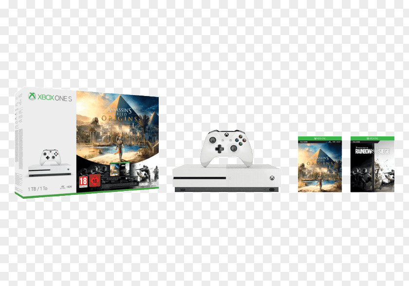 Xbox Assassin's Creed: Origins Tom Clancy's Rainbow Six Siege One S PNG