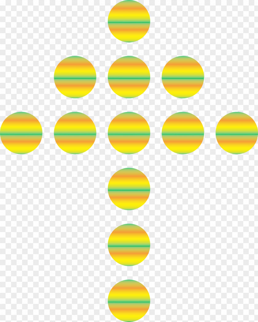 Yellow Green Line Circle Font PNG