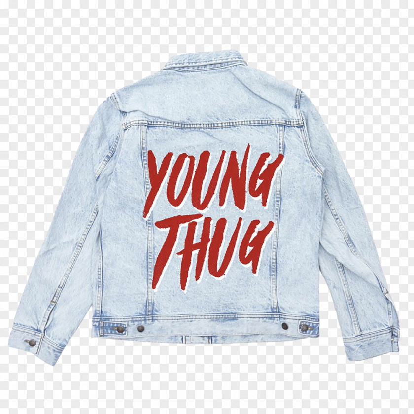 Young Thug Jacket T-shirt Denim Bluza Sleeve PNG