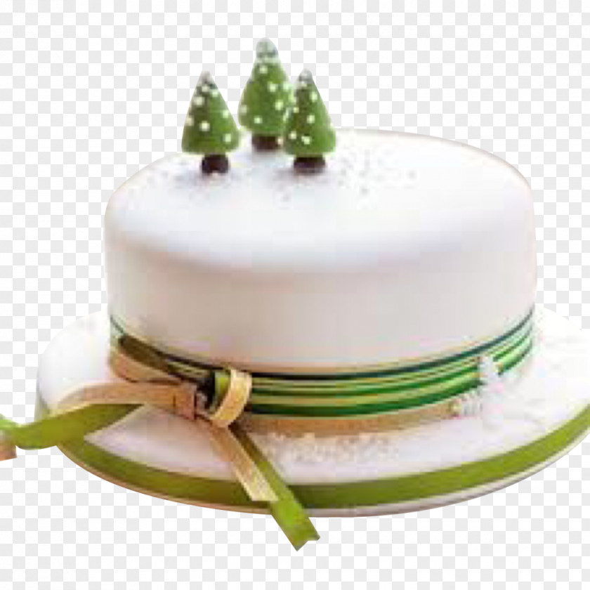 Christmas Cake Frosting & Icing Decorating PNG