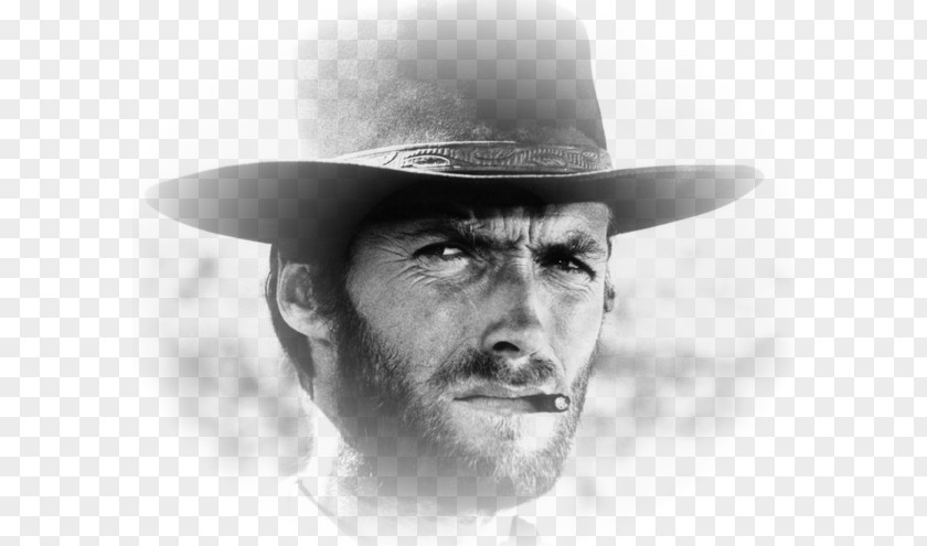 Clint Eastwood Invictus Film Director Black And White Western PNG