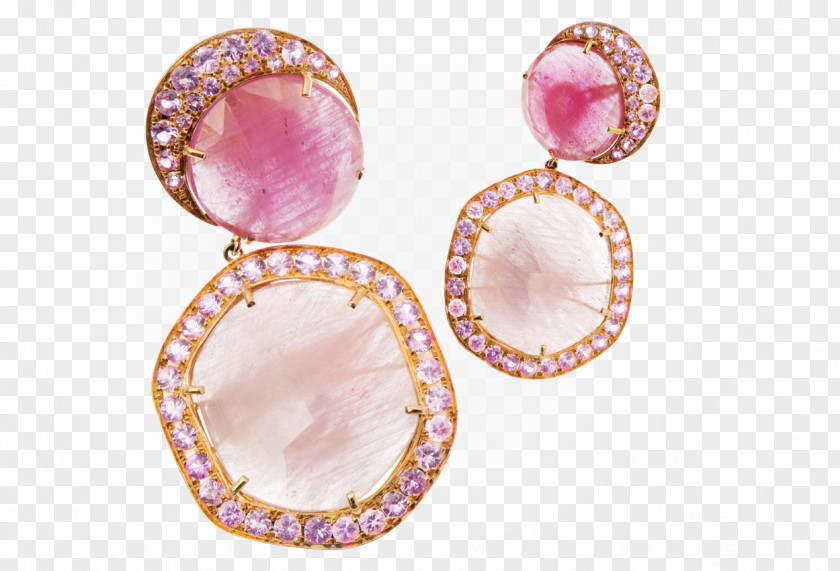 Gemstone Earring PNG