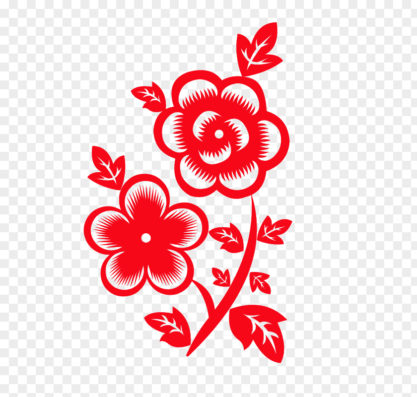 Papercutting Download Chinese New Year PNG