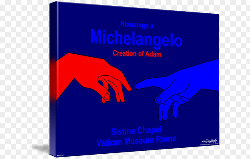 Creation Of Adam Poster PNG