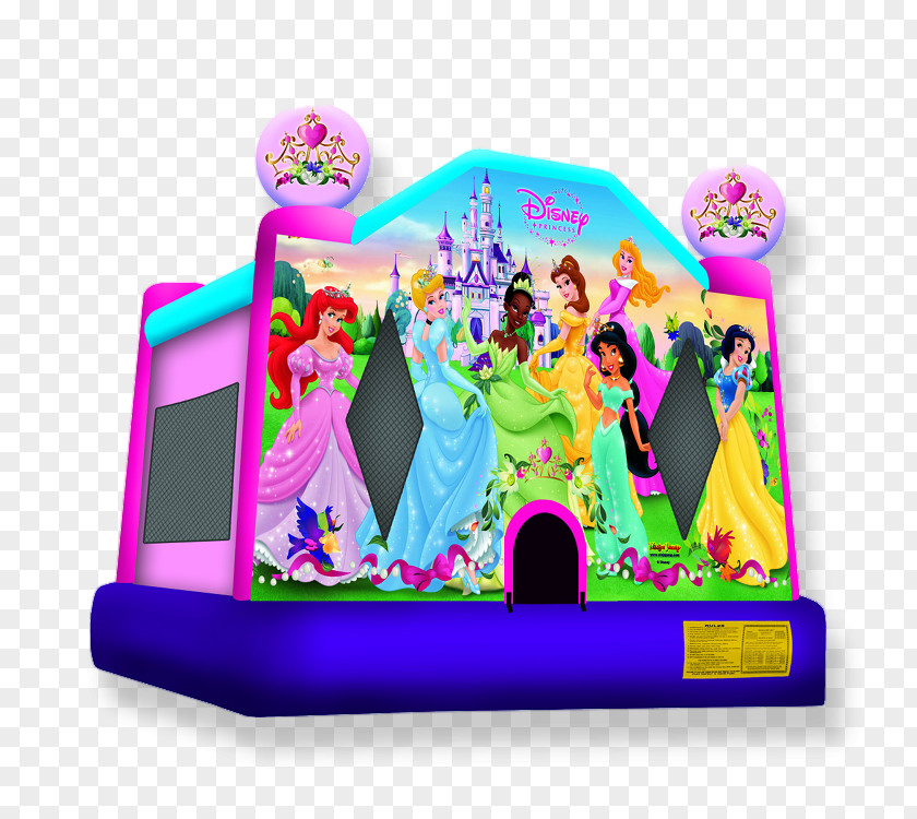 Disney Princess Inflatable Bouncers Castle The Walt Company PNG