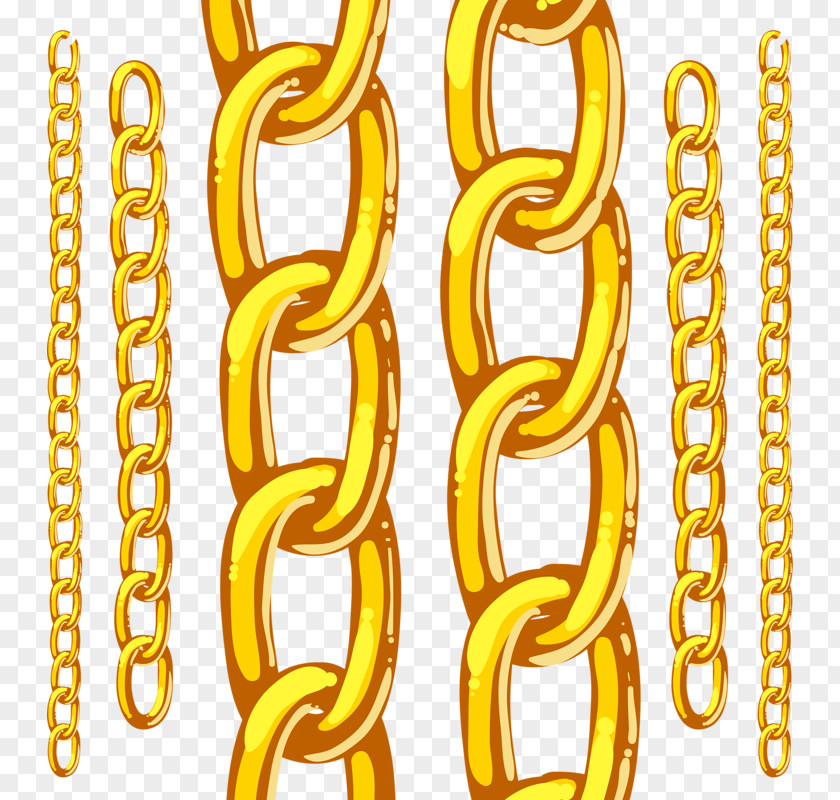 Gold Chains Chain Adobe Illustrator PNG