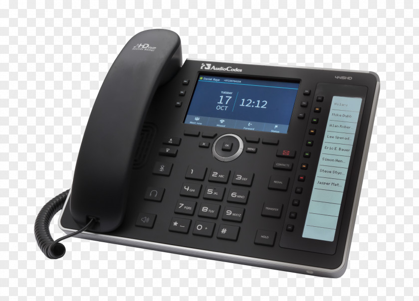Ip Code VoIP Phone Telephone Voice Over IP AudioCodes Skype For Business PNG