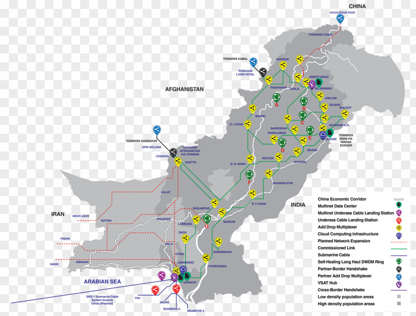 Map Pakistan Royalty-free PNG