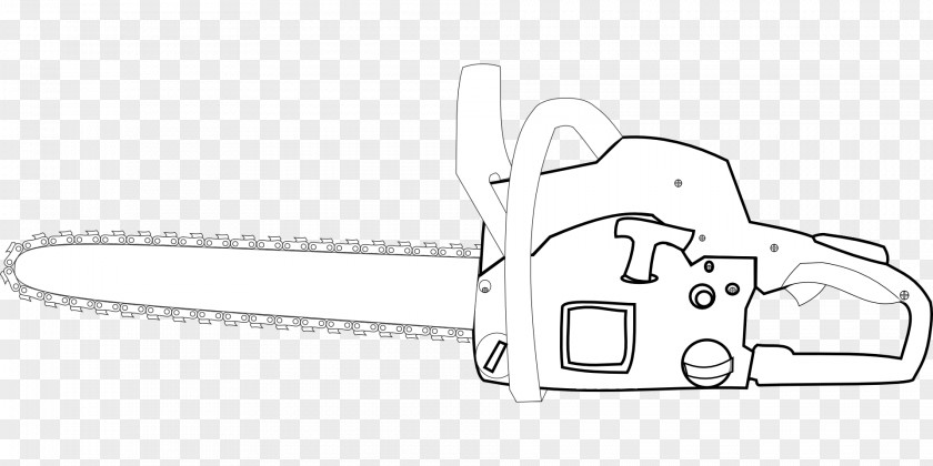 Chainsaw Drawing Coloring Book Clip Art PNG