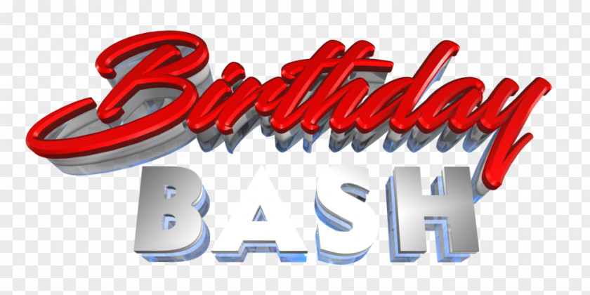 Destello Banner Logo Birthday Text Image PNG