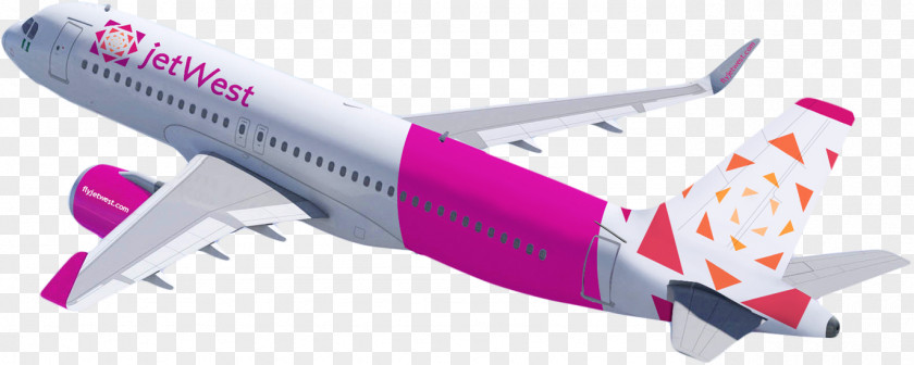 Pink Airplane Nigeria Airbus Airline Flight PNG