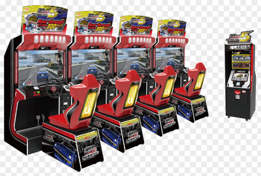 Amusement Arcade Daytona USA Wangan Midnight Maximum Tune Pac-Man Battle Royale United States Game PNG