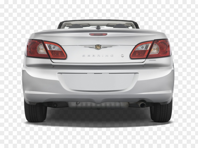 Rear View 2009 Chrysler Sebring Mid-size Car 2006 PNG