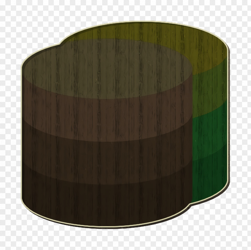 Rectangle Cylinder Database Icon Essential PNG