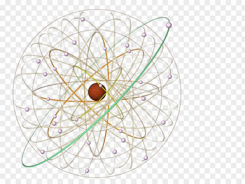 Copper Shell Bohr Model Atomic Theory Electron PNG