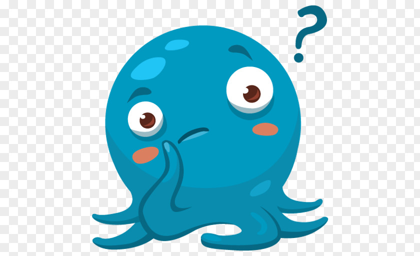 Octopus Sticker Telegram PNG