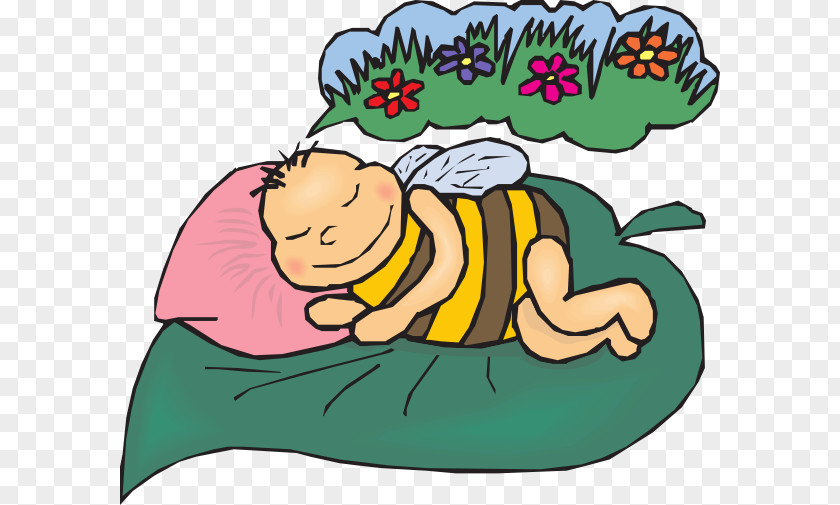 Dream Cliparts Dreaming Bee Clip Art PNG