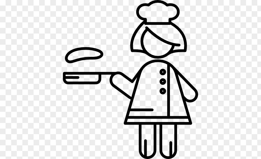 Female Chef Dishwashing Symbol PNG