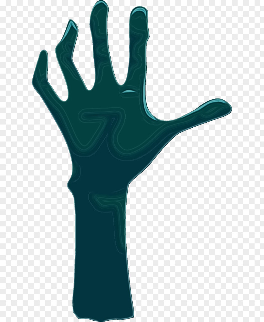 Safety Glove Sign Language Green Finger Hand Thumb PNG