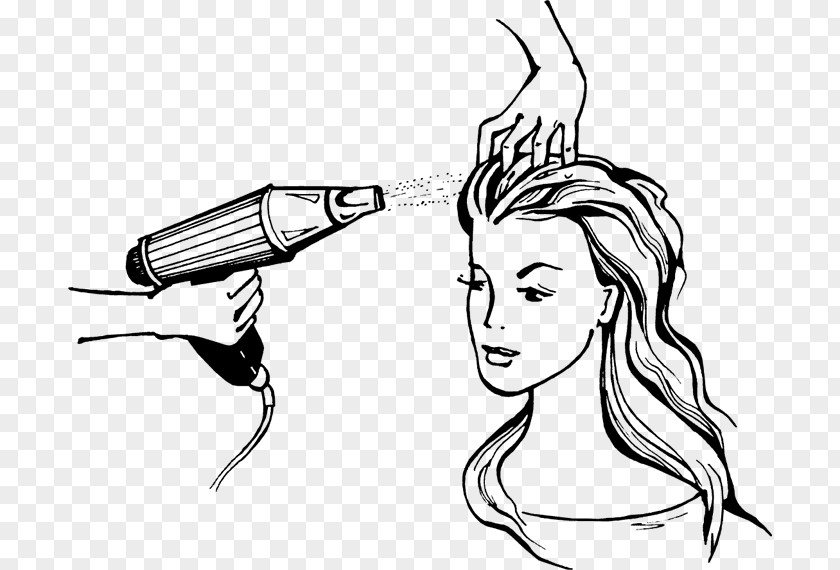 Hair Dryers Hairstyle French Braid Finger PNG