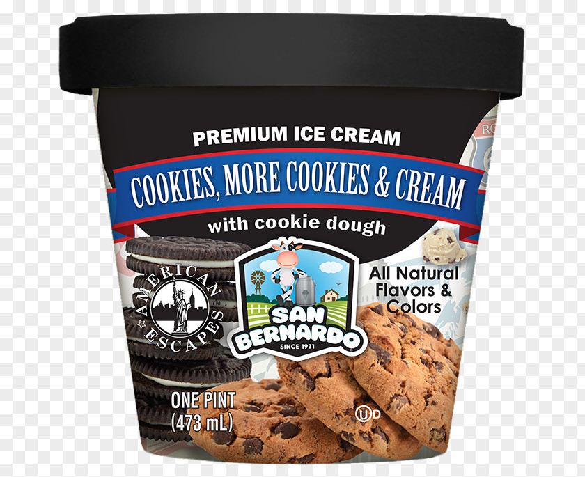 Ice Cream Chocolate Brownie Flavor Cookies And PNG