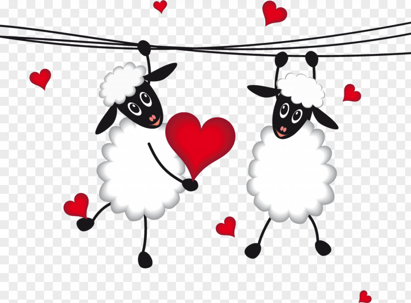 Lamb Valentine's Day Quotation Gift Happiness Love PNG