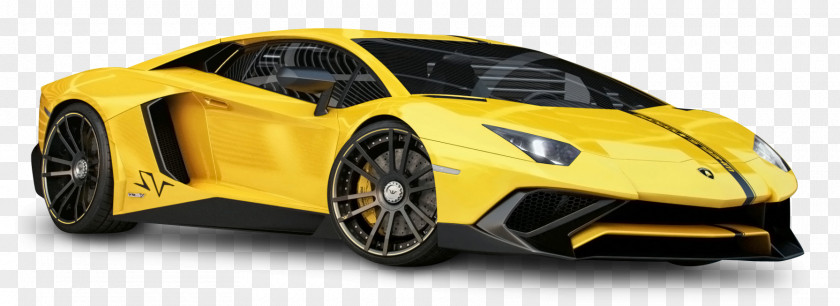 Lamborghini Aventador Yellow Car 2016 2015 Gallardo PNG