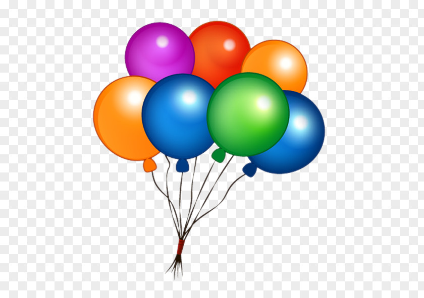 Round Balloon Toy Logo PNG