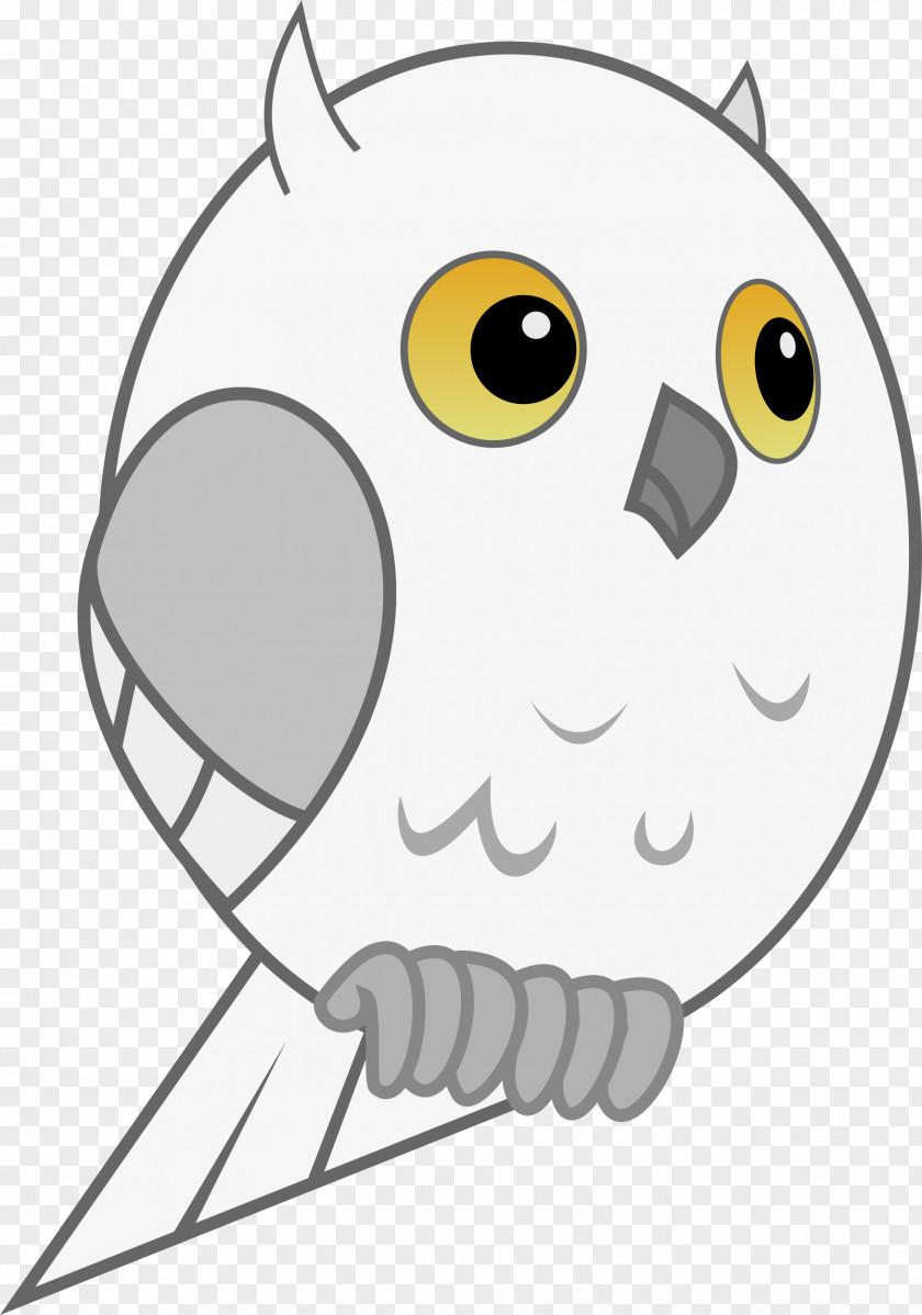 Snowy Owl Beak Cartoon Clip Art PNG