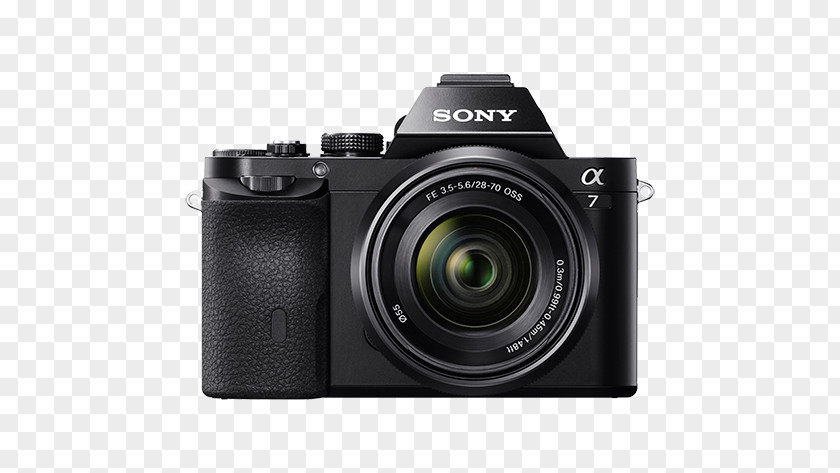 Sony A7 α7 II FE 28-70mm F3.5-5.6 OSS Mirrorless Interchangeable-lens Camera Zoom Lens PNG