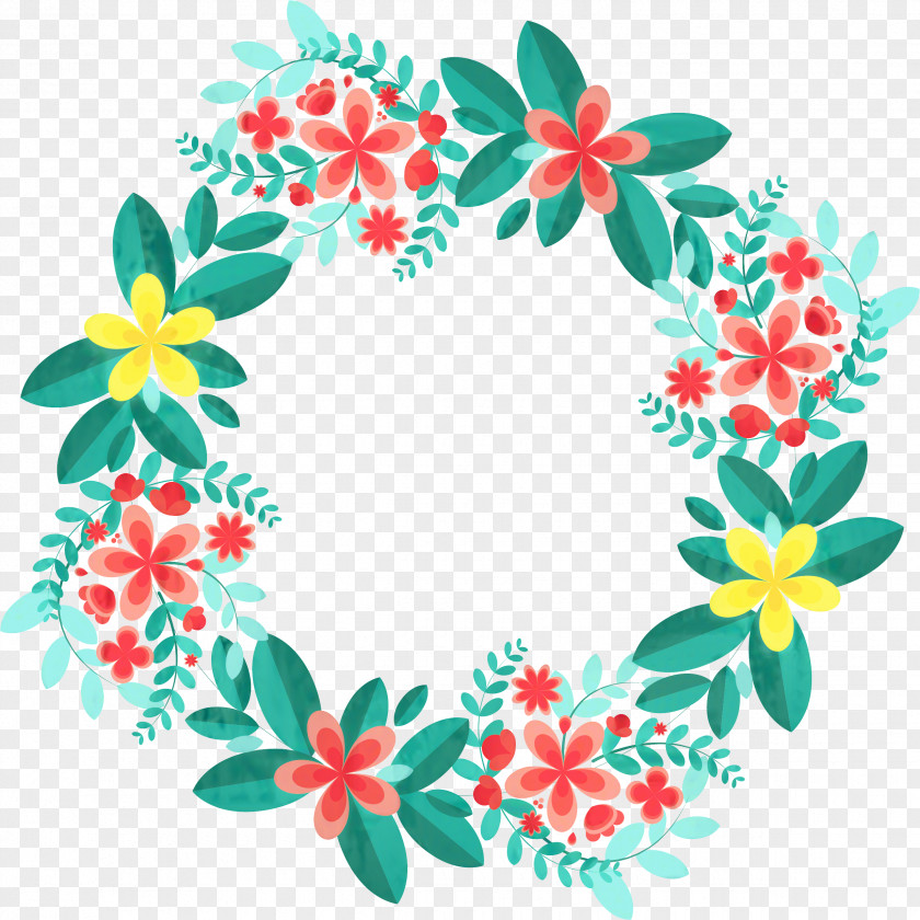 Floral Design Wreath Garland Flower PNG