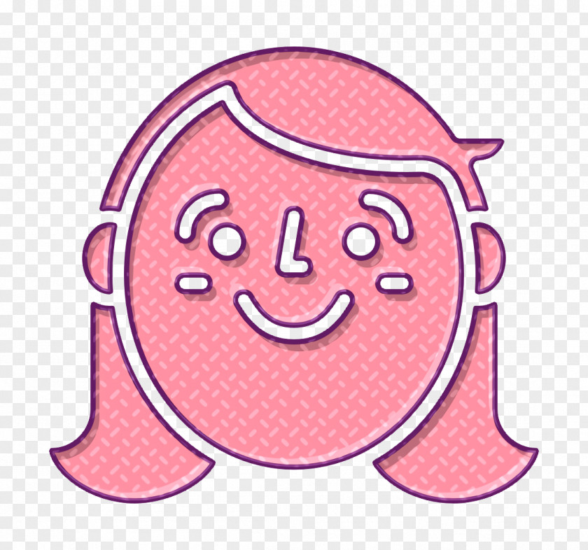 Happy People Icon Emoji Woman PNG