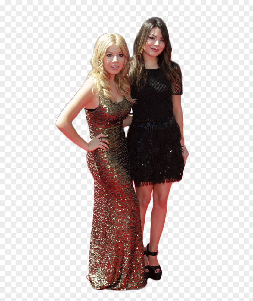 Jennette McCurdy Miranda Cosgrove ICarly Emmy Award PNG
