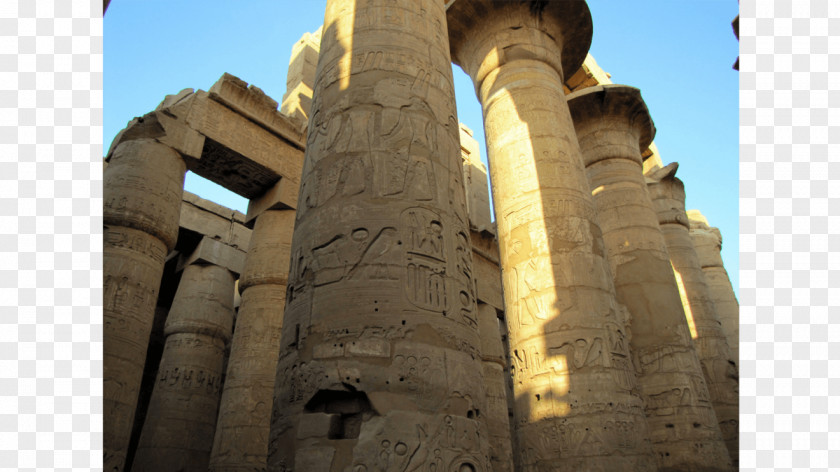 Karnak Thebes Ancient Egypt Egyptian Temple Archaeological Site PNG