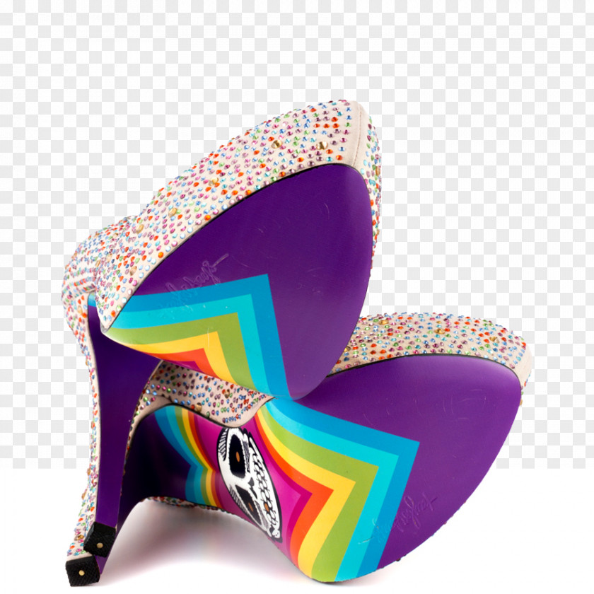 Rainbow Sandals High-heeled Shoe Stiletto Heel Fashion PNG