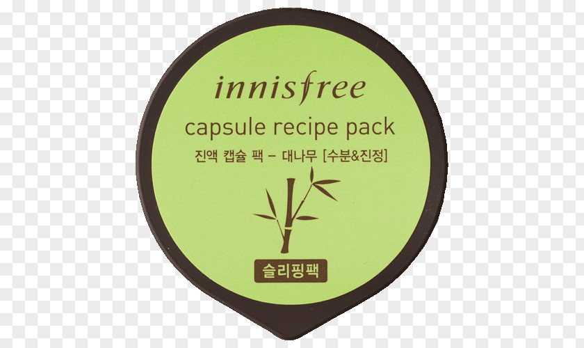 Bamboo Facial Recipe Innisfree Capsule PNG