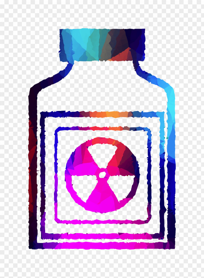 Glass Bottle Vehicle License Plates Purple Radioactive Decay PNG