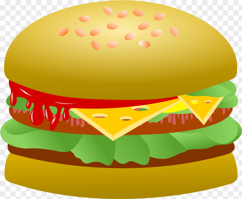 Junk Food Finger Hamburger PNG