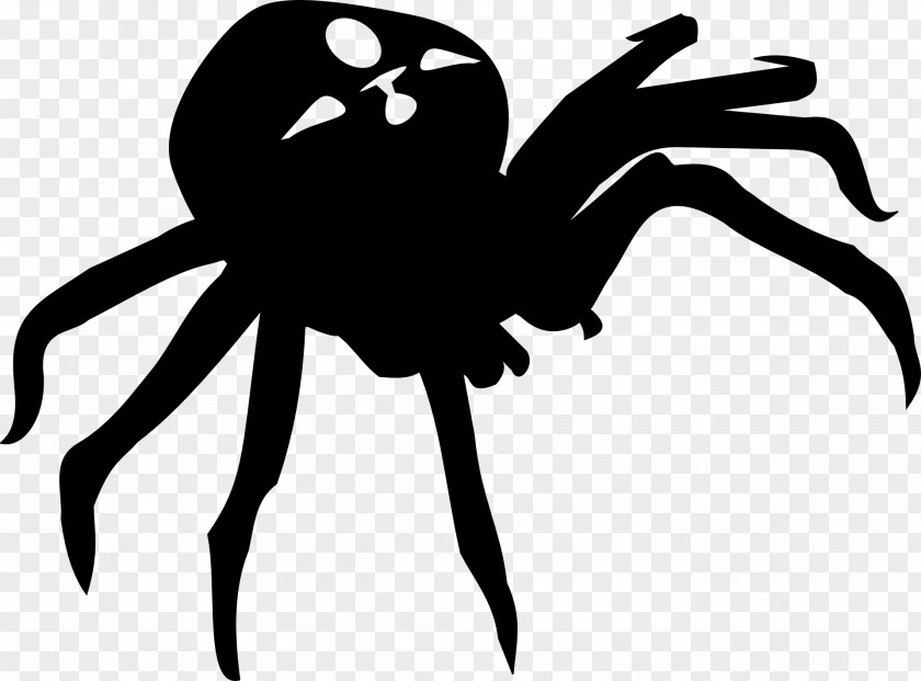 Arachnid Clip Art Insect Cartoon Silhouette PNG