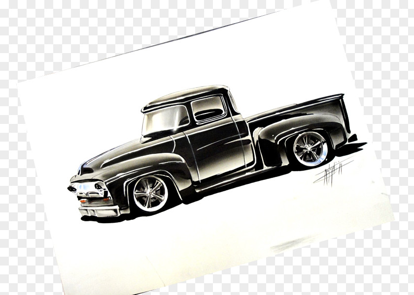 Chip Foose Car Pickup Truck Automotive Design Volkswagen Drawing PNG