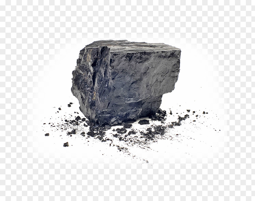 Coal Charcoal White PNG