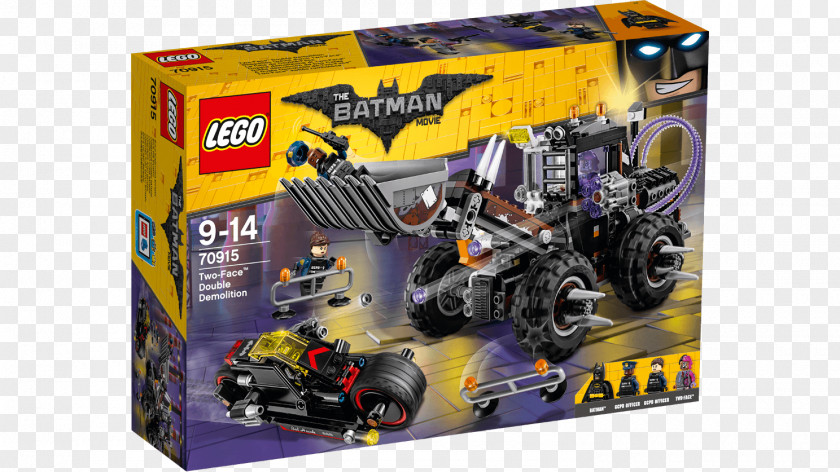 Lego Batman LEGO 70915 THE BATMAN MOVIE Two-Face Double Demolition Super Heroes PNG