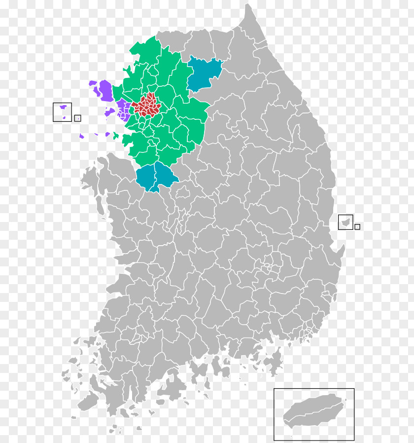 Seoul Capital Area Kangwon Province Busan Gwangju PNG