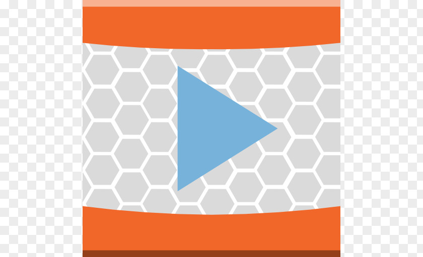 Apps Vlc Blue Square Triangle Symmetry PNG