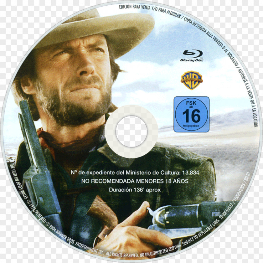Dvd Clint Eastwood The Outlaw Josey Wales DVD Film Director PNG