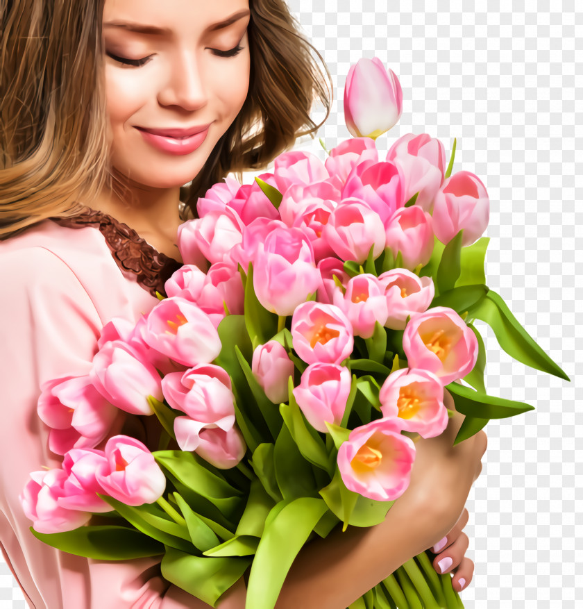 Flower Arranging Petal Bouquet Pink Cut Flowers Plant PNG