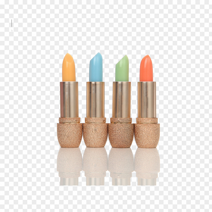 Gold Lipstick Make-up Cosmetics PNG