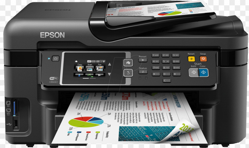 Inkjet Multi-function Printer Epson Printing PNG