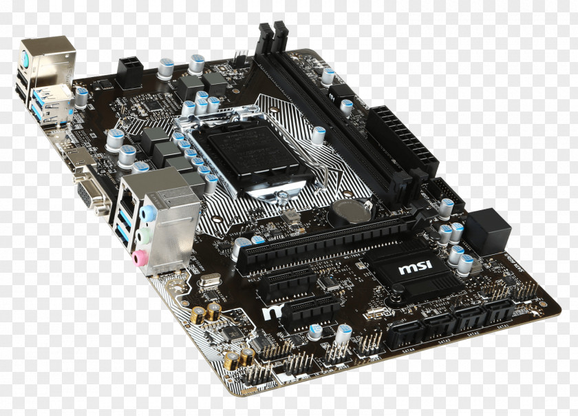 Intel LGA 1151 MicroATX Motherboard PNG